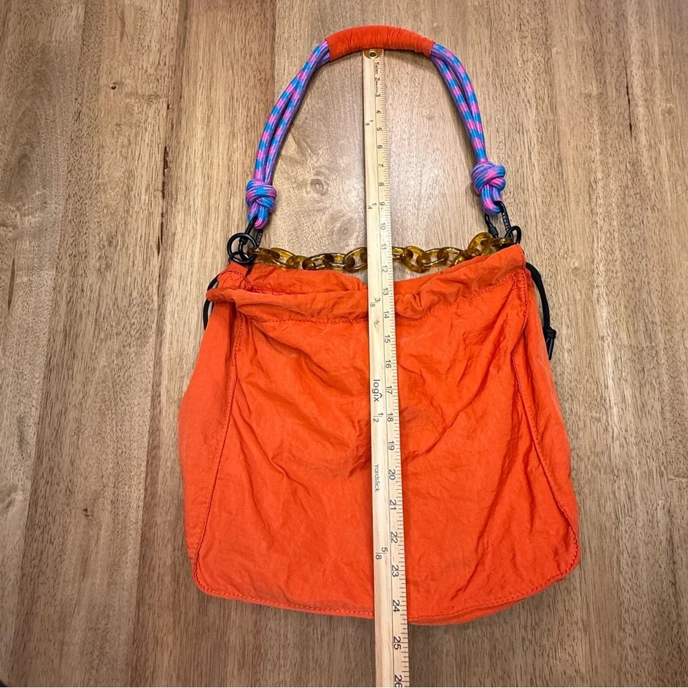Rotunda Sant Hobo Bag- Orange - Picture 2 of 15